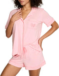 Women's Shorts Pajama Set - Short Sleeve - 2 Piece