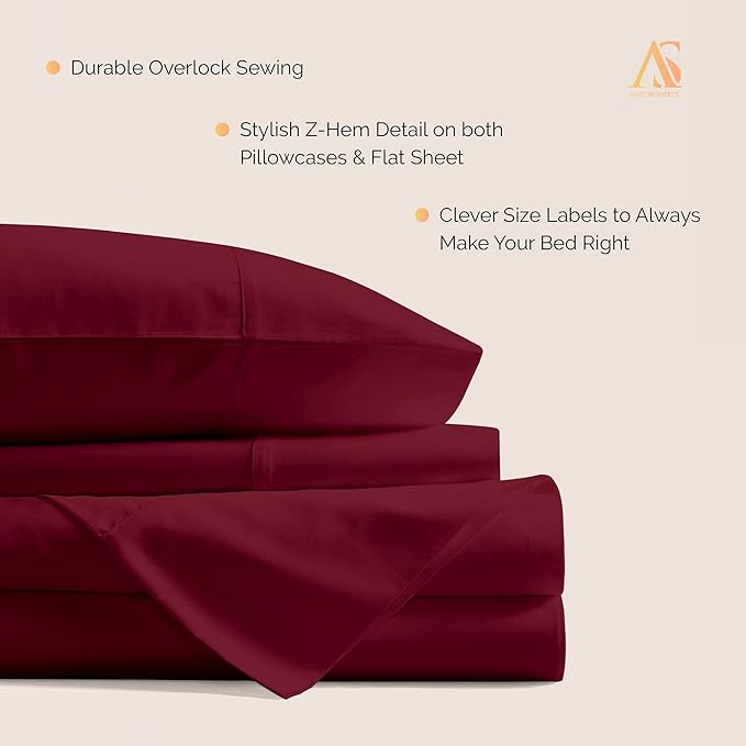 Cooling Bed Sheet Set - Twin XL - 16 in Deep Pocket - 3 Piece