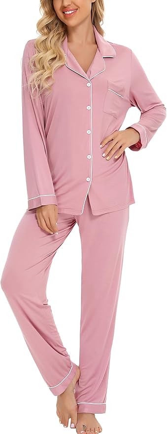 Women's Pants Pajama Set - Long Sleeve - 2 Piece