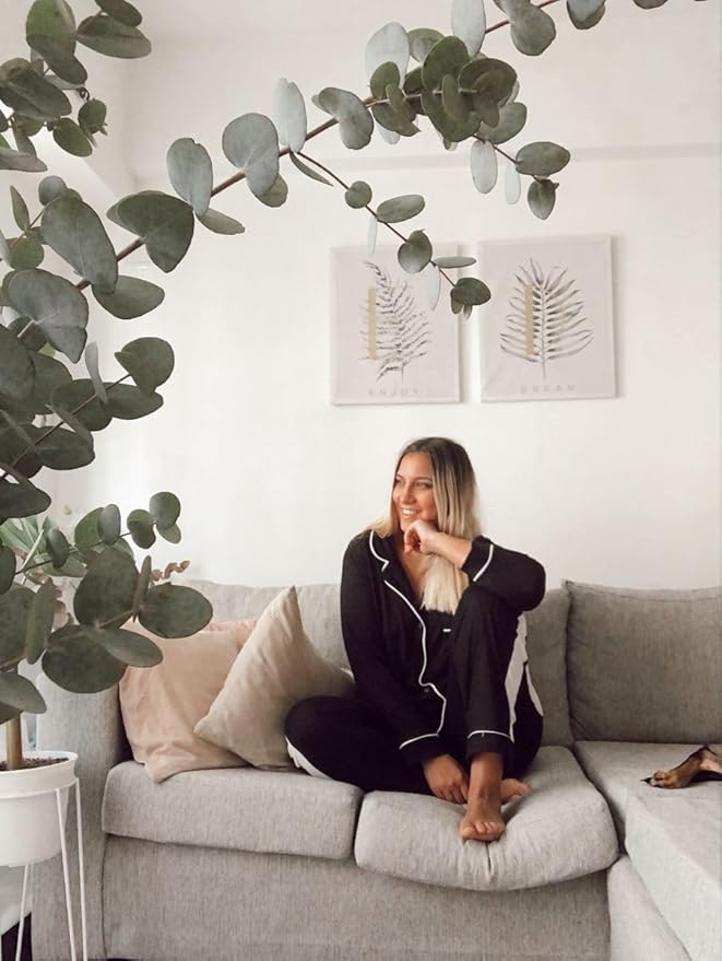 Women's Bamboo Cooling Pajama Set - Long Sleeve