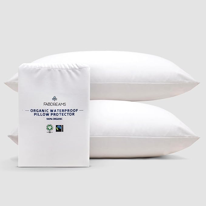 Waterproof Pillow Protector - Queen - 2 Piece