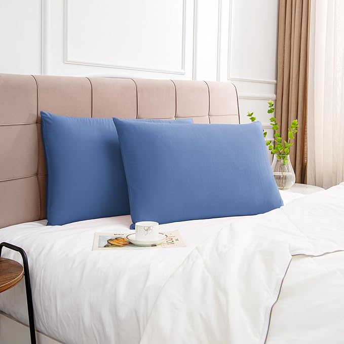 100% Cotton Pillowcase Set - King - 20 x 36 in - 2 Piece
