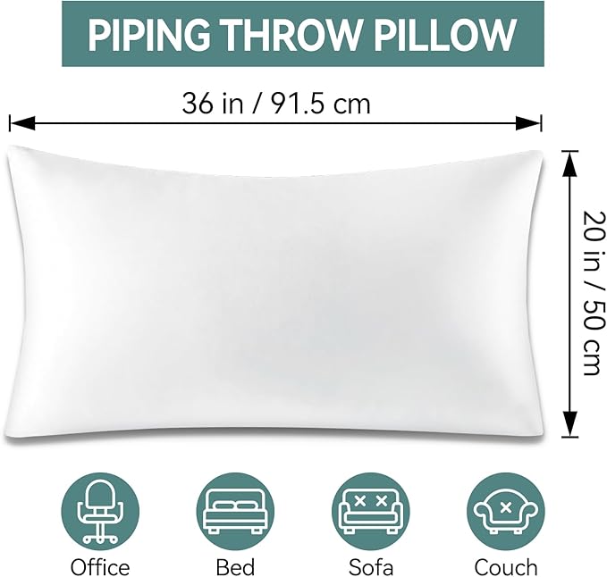 Microfiber Pillow Insert - King - 2 Piece