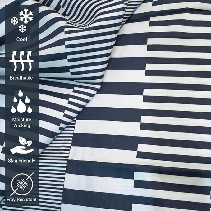 100% Cotton Pillowcase Set - King - 2 Piece
