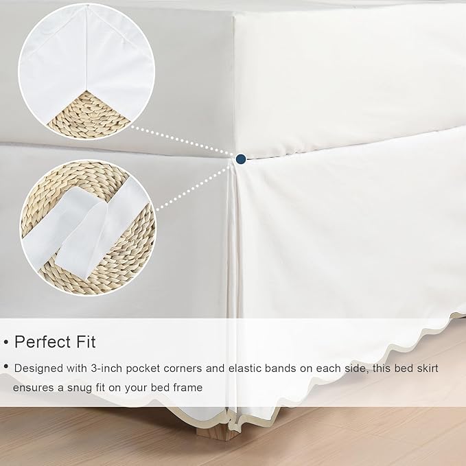 Bed Skirt - King - 14 in Drop