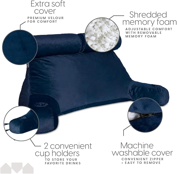 Memory Foam Backrest Pillow