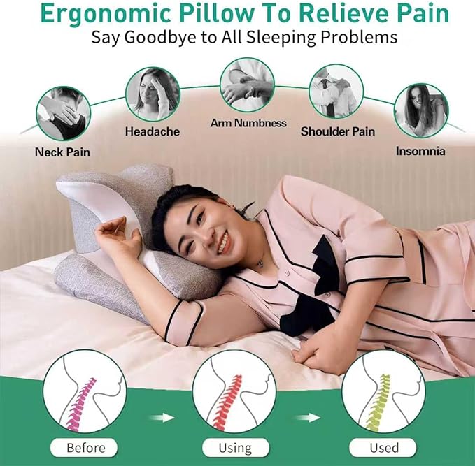 Memory Foam Backrest Pillow