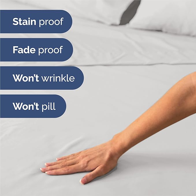 Cooling Bed Sheet Set - King - 6 Piece