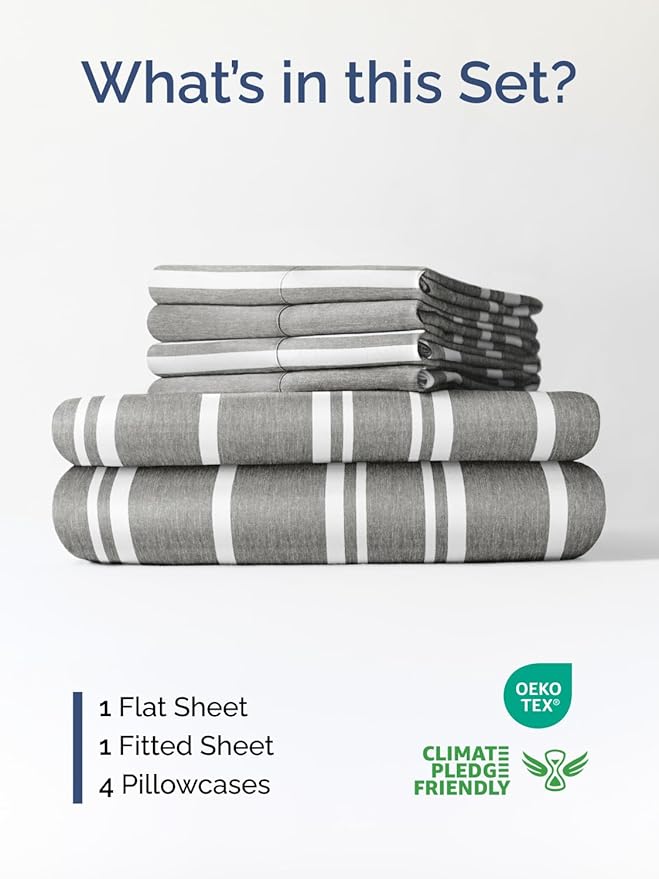 Cooling Bed Sheet Set - Full - 6 Piece
