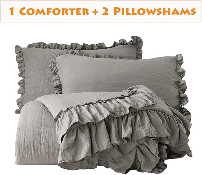 Microfiber Comforter Set - Queen - 3 Piece