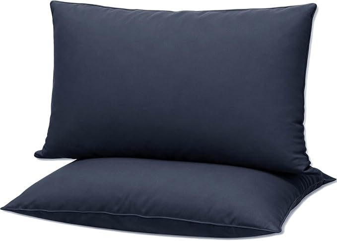 Down Alternative Bed Pillow - King - 20 x 36 in - 2 Piece