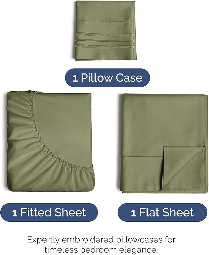 Cooling Bed Sheet Set - Twin - 3 Piece