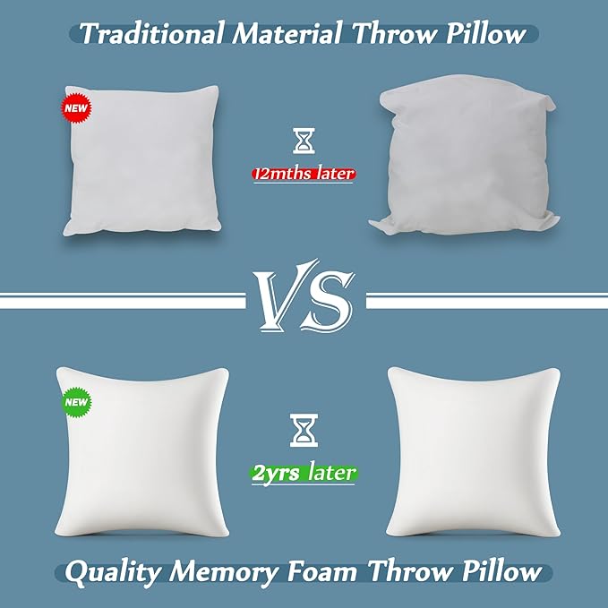 Memory Foam Pillow Insert