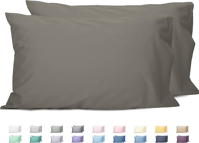 100% Cotton Pillowcase Set - King - 20 x 40 in - 2 Piece
