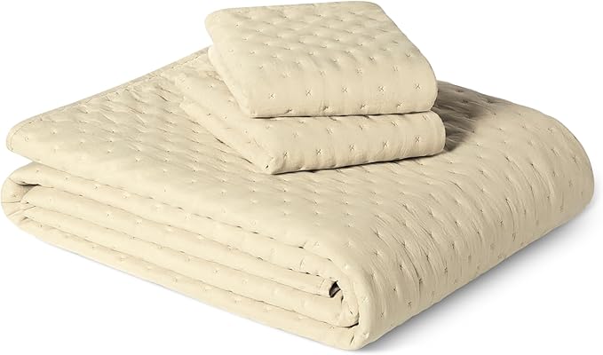 Microfiber Quilt Set - King - 3 Piece