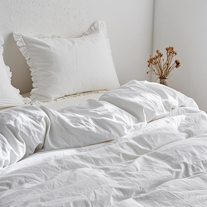 Linen Duvet Cover Set - Twin