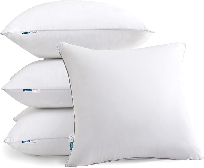 100% Cotton Pillow Insert - 4 Piece