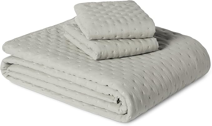 Microfiber Quilt Set - King - 3 Piece