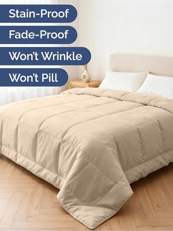 Microfiber Cooling Duvets Down Comforter - Queen