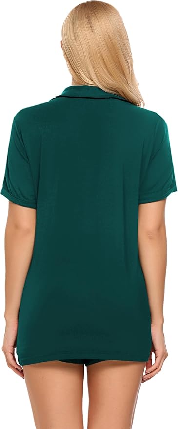 Women's Pajama Set - Short Sleeve - 2 Piece