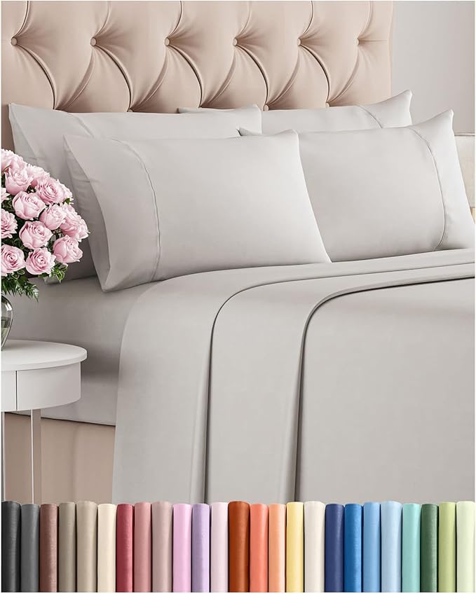 Cooling Bed Sheet Set - King - 6 Piece