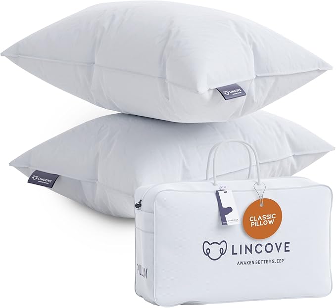 100% Cotton Hypoallergenic Bed Pillow - Queen