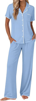 Women's Pajama Set - Short Sleeve - 2 Piece