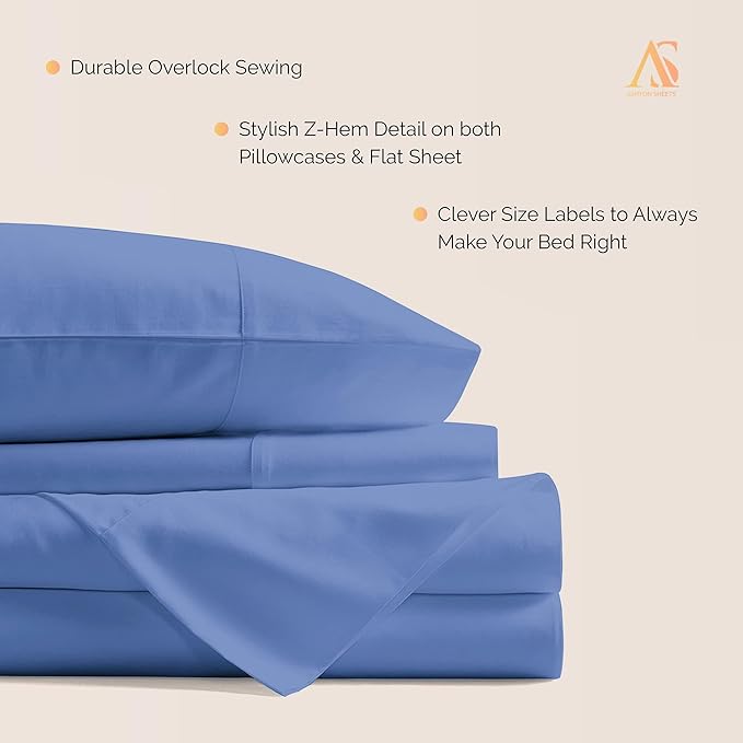 Cooling Bed Sheet Set - Split King - 5 Piece