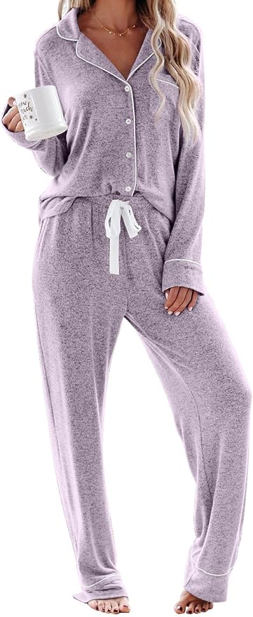 Women's Pajama Set - Long Sleeve - 2 Piece