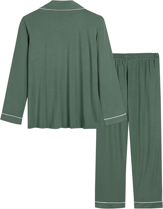 Women's Bamboo Cooling Pajama Set - Long Sleeve