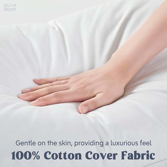 100% Cotton Bed Pillow - Standard - 2 Piece