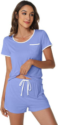 Women's Bamboo Cooling Pajama Set - Short Sleeve - 2 Piece