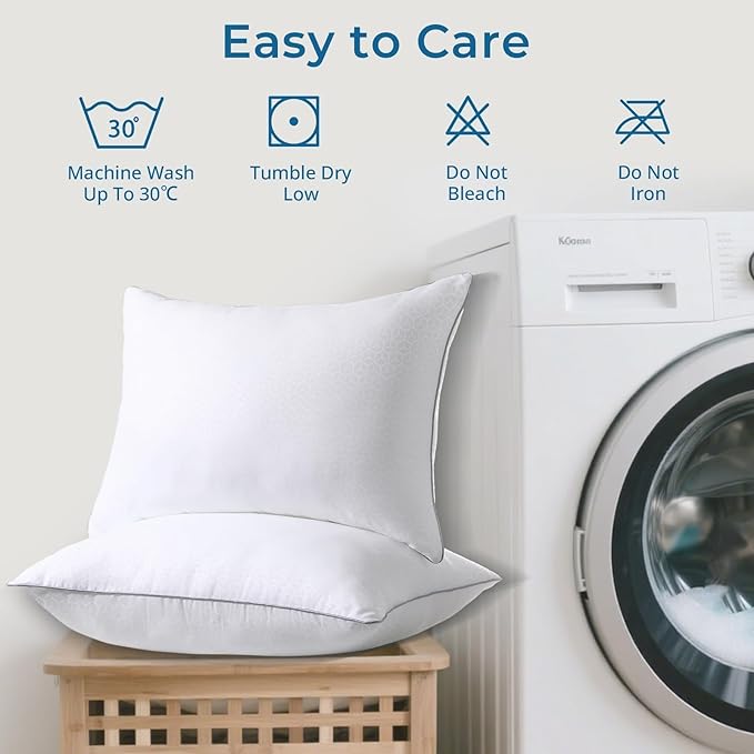 Down Alternative Bed Pillow - King - 2 Pack