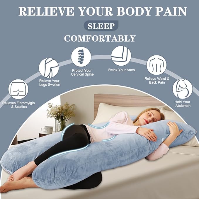 Velvet Body Pillow - Full