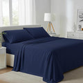 Linen Cooling Bed Sheet Set - California King - 16 in Deep Pocket - 4 Piece