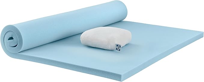 Memory Foam Cooling Mattress Topper - King