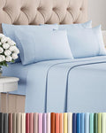 Cooling Bed Sheet Set - King - 16 in Deep Pocket - 6 Piece