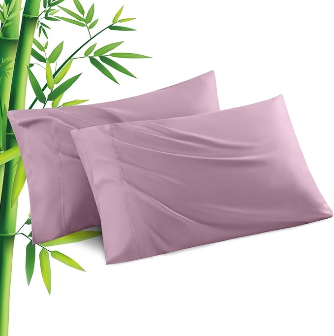 Bamboo Cooling Pillowcase Set - King - 2 Pack