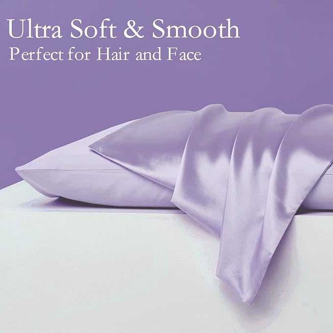 Mulberry Silk Hypoallergenic Pillowcase Set - Standard - 2 Pack