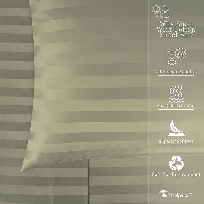 Bed Sheet Set - Twin - 16 in Deep Pocket - 4 Piece