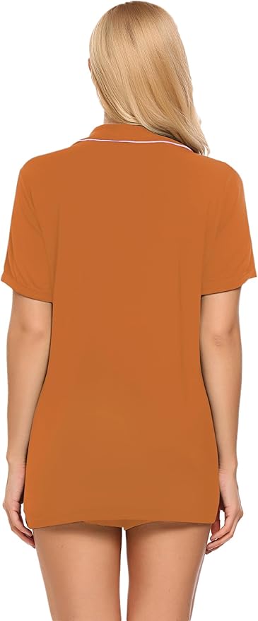 Women's Pajama Set - Short Sleeve - 2 Piece