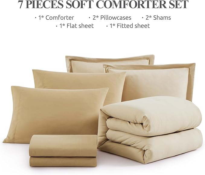 Comforter Set - Queen - 7 Piece