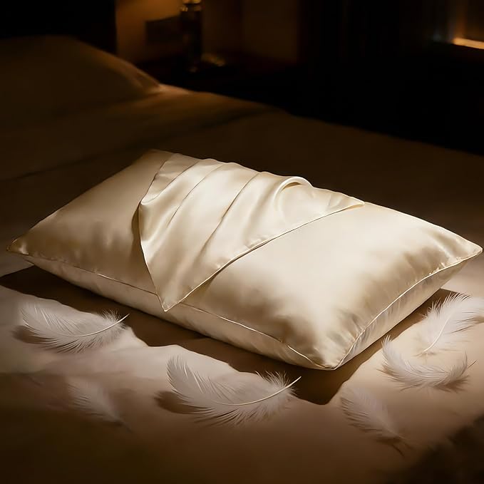 Satin Cooling Bed Pillow - Queen