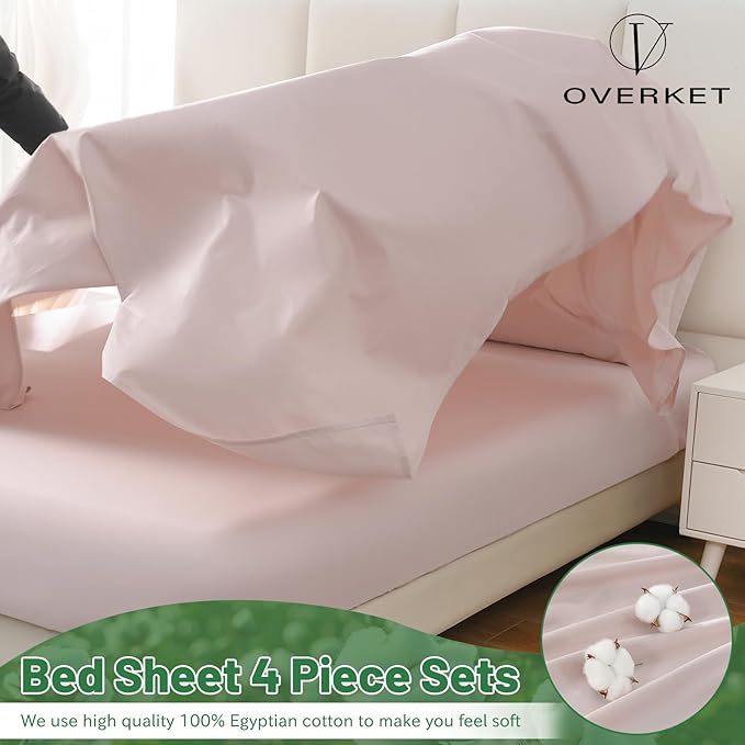 Bed Sheet Set - King - 4 Piece