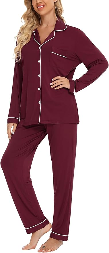 Women's Pants Pajama Set - Long Sleeve - 2 Piece