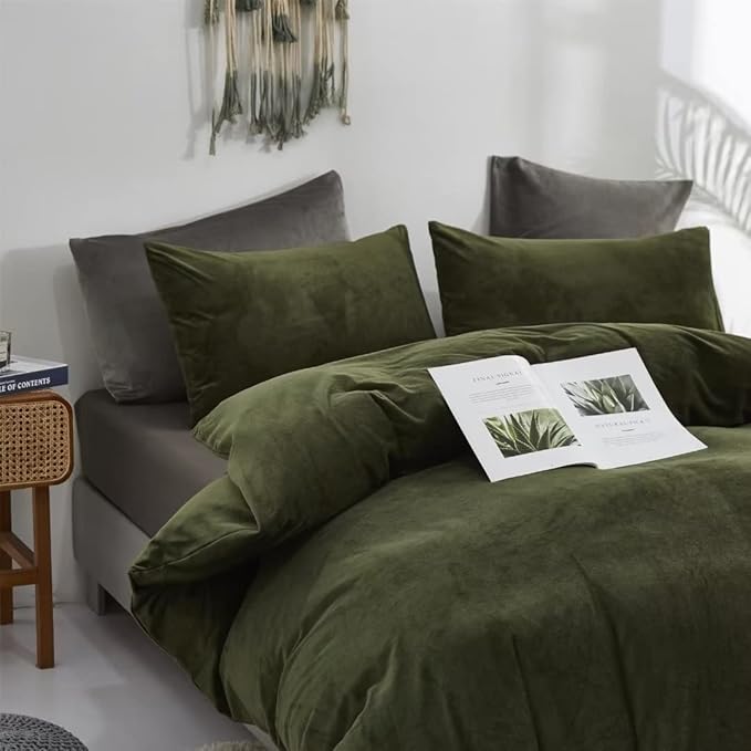 Velvet Comforter Set - King - 3 Piece