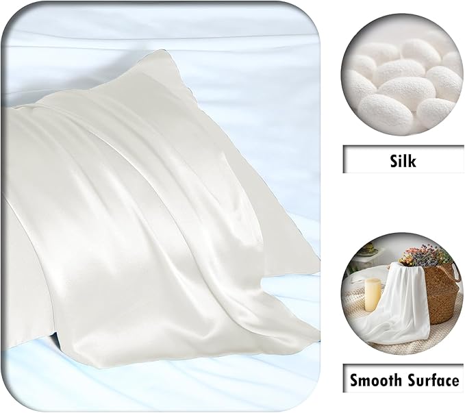 Mulberry Silk Cooling Pillowcase - Standard