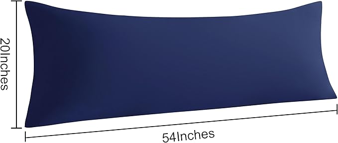 Microfiber Pillowcase Set - 20 x 54 in - 2 Pack - 2 Piece