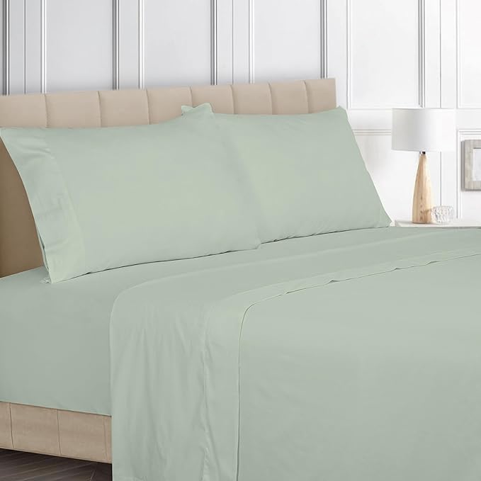 Bamboo Cooling Bed Sheet Set - Queen - 4 Piece
