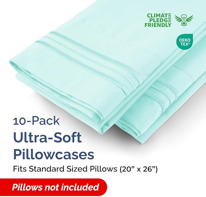 Pillowcase Set - Standard - 10 Piece